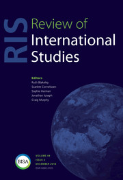 Review of International Studies Volume 44 - Special Issue5 -  Special Issue on Misrecognition in World Politics: Revisiting Hegel