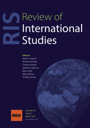 Review of International Studies Volume 47 - Issue 2 -