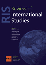 Review Of International Studies: Volume 48 - Issue 1 | Cambridge Core