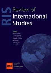 Review of International Studies Volume 49 - Special Issue5 -  Existentialism and International Politics
