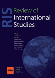 Review of International Studies Volume 50 - Issue 4 -