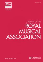 Journal of the Royal Musical Association  Volume 145 - Issue 2 -