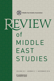 Review of Middle East Studies Volume 52 - Issue 2 -