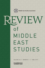 Review of Middle East Studies Volume 53 - Issue 1 -