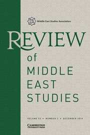 Review of Middle East Studies Volume 53 - Issue 2 -