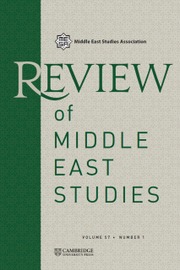 Review of Middle East Studies Volume 57 - Issue 1 -