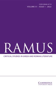 Ramus Volume 51 - Issue 1 -