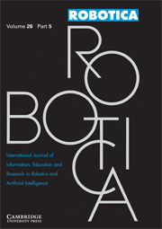 Robotica Volume 26 - Issue 5 -