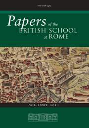 Papers of the British School at Rome Volume 79 - Issue  -