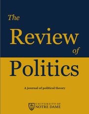 The Review of Politics | Cambridge Core