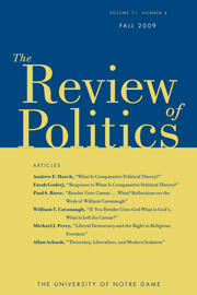The Review of Politics Volume 71 - Issue 4 -
