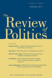 The Review of Politics Volume 79 - Issue 2 -