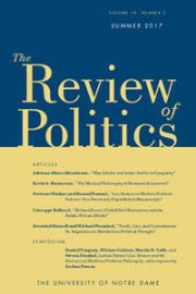 The Review of Politics Volume 79 - Issue 3 -
