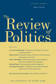 The Review of Politics Volume 80 - Issue 4 -
