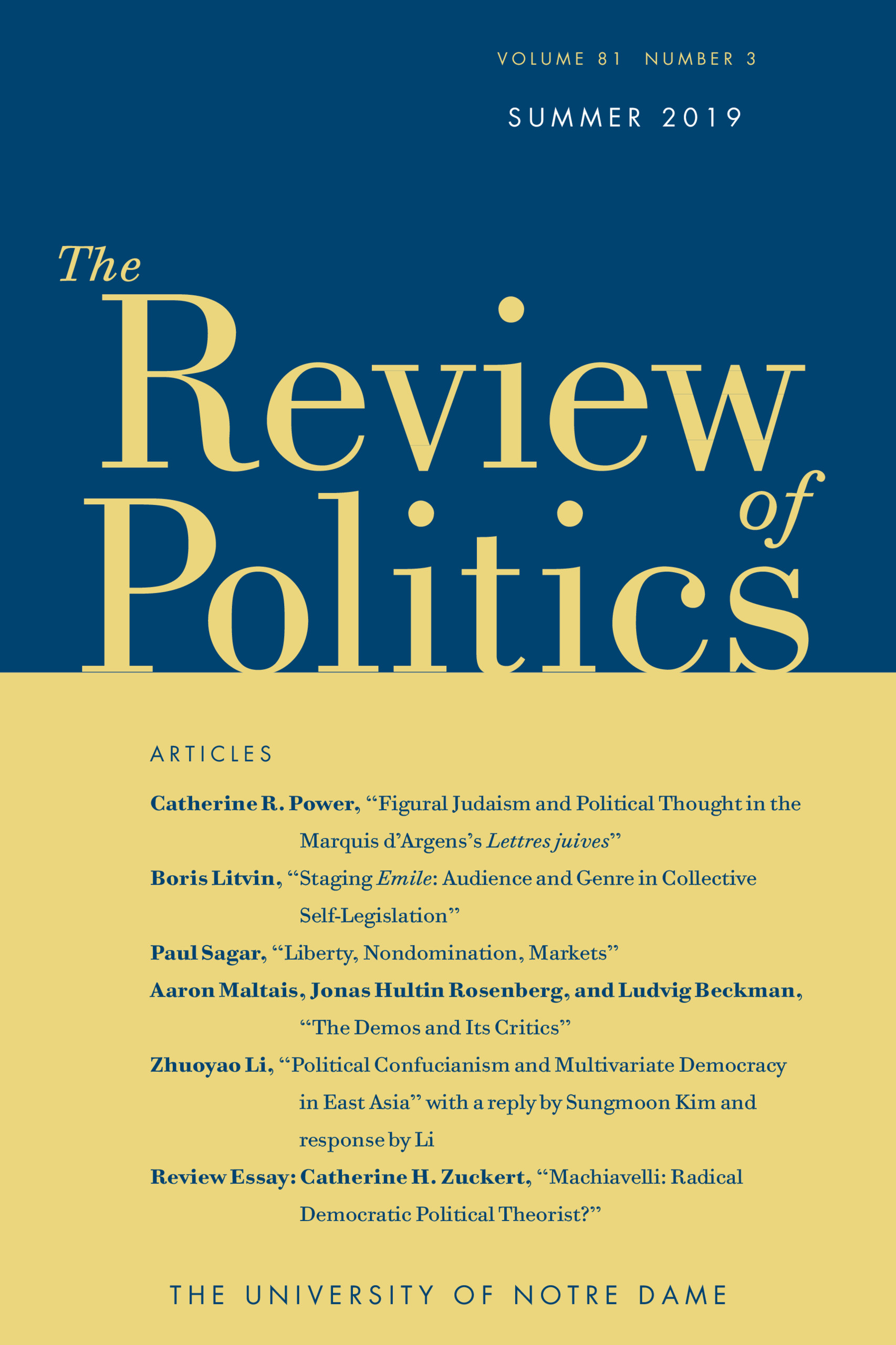 journal of politics book reviews