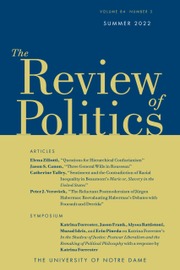 The Review of Politics Volume 84 - Issue 3 -