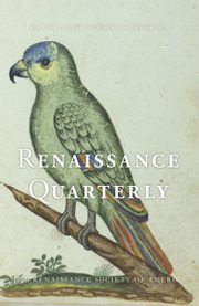 Renaissance Quarterly Volume 74 - Issue 2 -