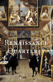 Renaissance Quarterly Volume 74 - Issue 4 -