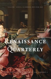 Renaissance Quarterly Volume 76 - Issue 4 -