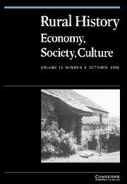 Rural History Volume 15 - Issue 2 -