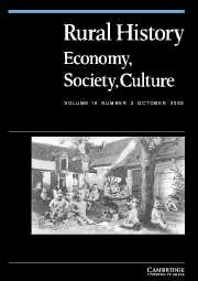 Rural History Volume 16 - Issue 2 -