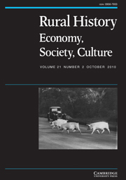Rural History Volume 21 - Issue 2 -