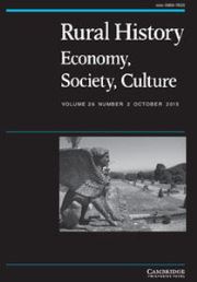 Rural History Volume 26 - Issue 2 -