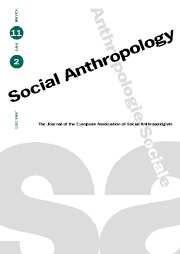 Social Anthropology Volume 11 - Issue 2 -