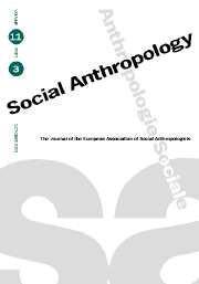 Social Anthropology Volume 11 - Issue 3 -