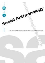Social Anthropology Volume 13 - Issue 2 -