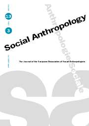 Social Anthropology Volume 13 - Issue 3 -