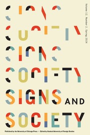 Signs and Society Volume 12 - Issue 2 -