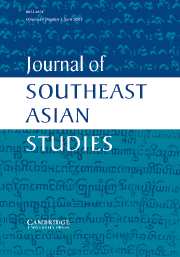 Journal of Southeast Asian Studies Volume 34 - Issue 2 -