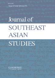 Journal of Southeast Asian Studies Volume 35 - Issue 1 -