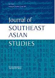 Journal of Southeast Asian Studies Volume 36 - Issue 2 -
