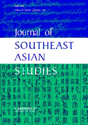 Journal of Southeast Asian Studies Volume 36 - Issue 3 -