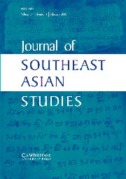 Journal of Southeast Asian Studies Volume 37 - Issue 1 -