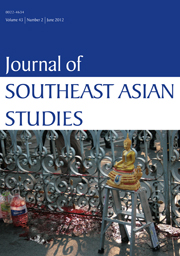 Journal of Southeast Asian Studies Volume 43 - Issue 2 -