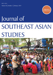 Journal of Southeast Asian Studies Volume 50 - Issue 1 -
