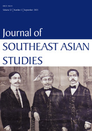 Journal of Southeast Asian Studies Volume 52 - Issue 3 -