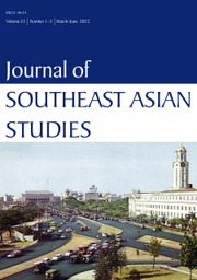 Journal of Southeast Asian Studies Volume 53 - Issue 1-2 -