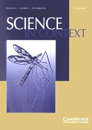 Science in Context Volume 16 - Issue 4 -