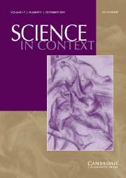 Science in Context Volume 17 - Issue 4 -