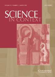 Science in Context Volume 18 - Issue 1 -