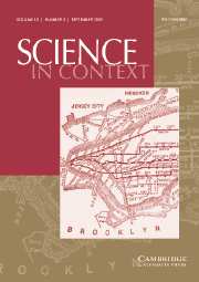 Science in Context Volume 18 - Issue 3 -