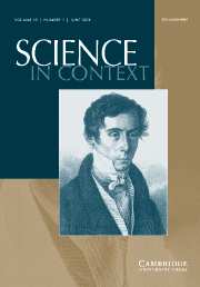 Science in Context Volume 19 - Issue 2 -