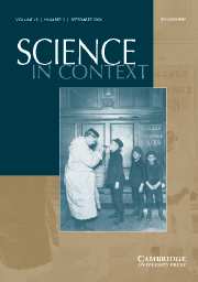 Science in Context Volume 19 - Issue 3 -