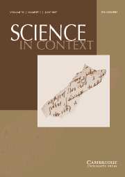 Science in Context Volume 20 - Issue 2 -