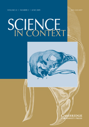 Science in Context Volume 22 - Issue 2 -