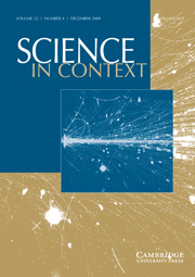 Science in Context Volume 22 - Issue 4 -
